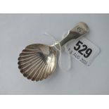 A another Exeter silver caddy spoon - 1835 by JS