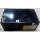 BLACK METAL DEED BOX