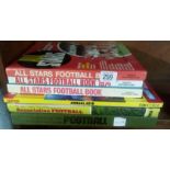 6 HARD BACK BOOKS ON FOOTBALL