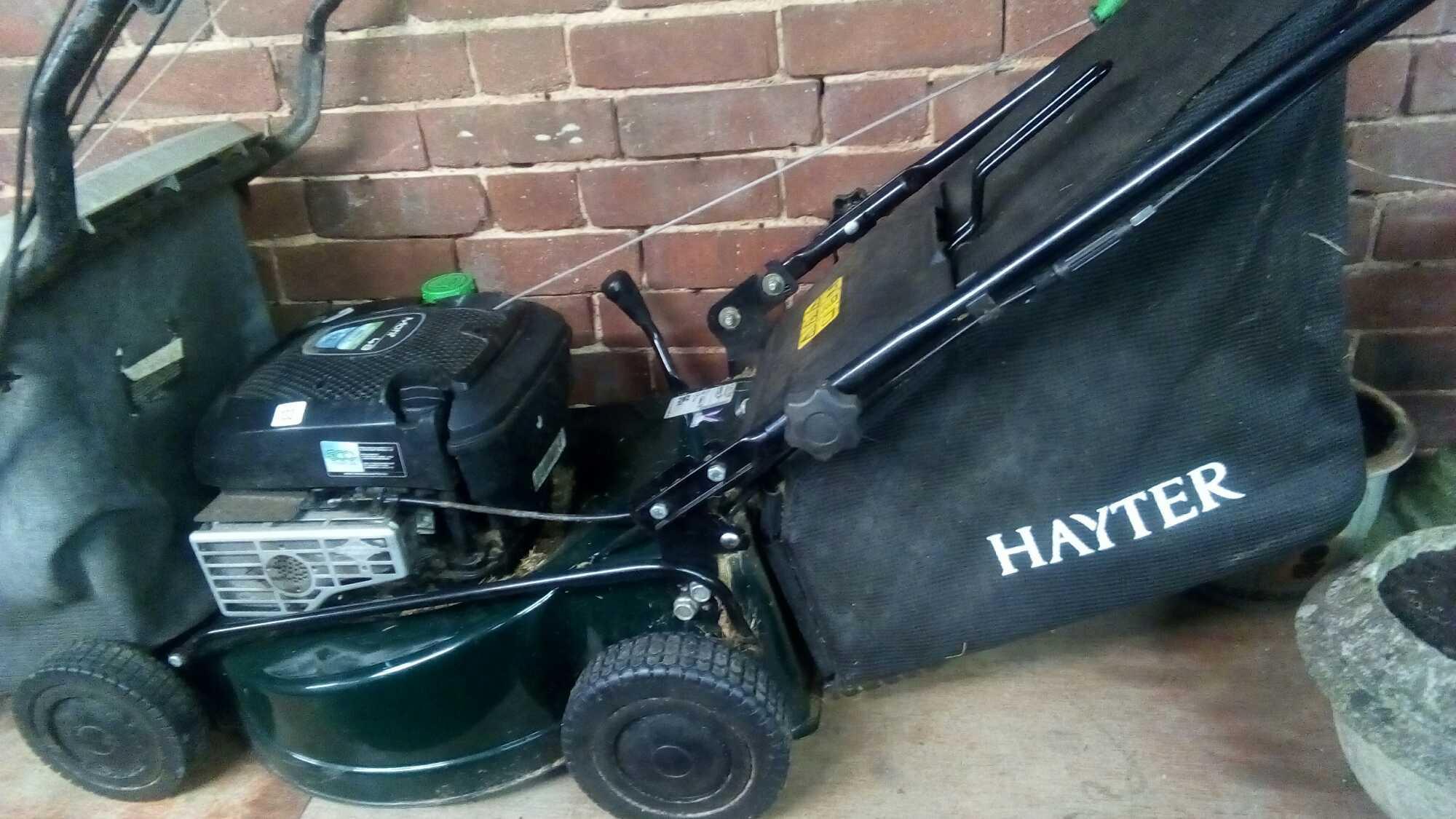 PETROL DRIVEN HAYTER ECO X MOWER - AS SEEN