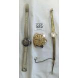 GENTS WRIST WATCH & 2 LADIES WATCHES