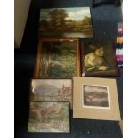 VARIOUS PRINTS& PAINTINGS