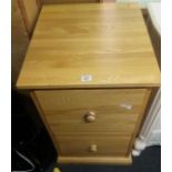 WOOD EFFECT TWO DRAWER FILING CABINET