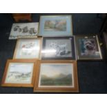 VARIOUS FRAMED PICTURES