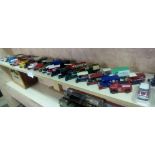 QTY OF LLEDO DIE CAST MODELS, CORGI BUSES & MINI'S UN-BOXED (45)