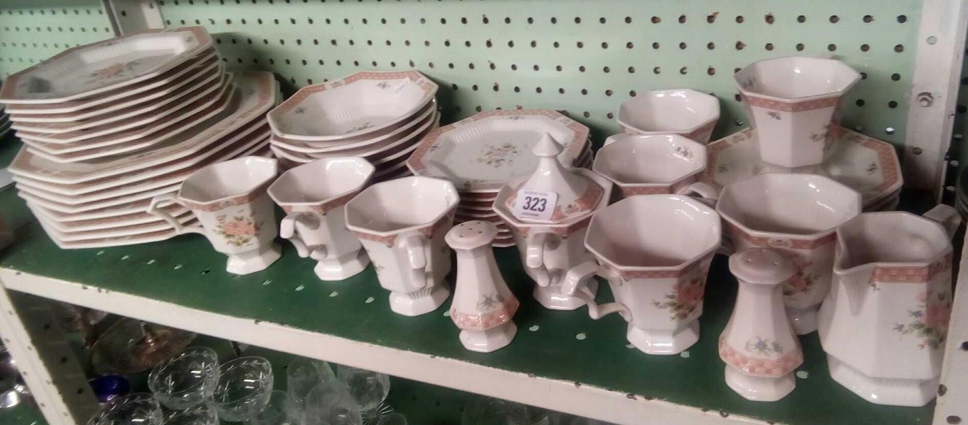 SHELF OF NIKKO DINNER & TEA WARE