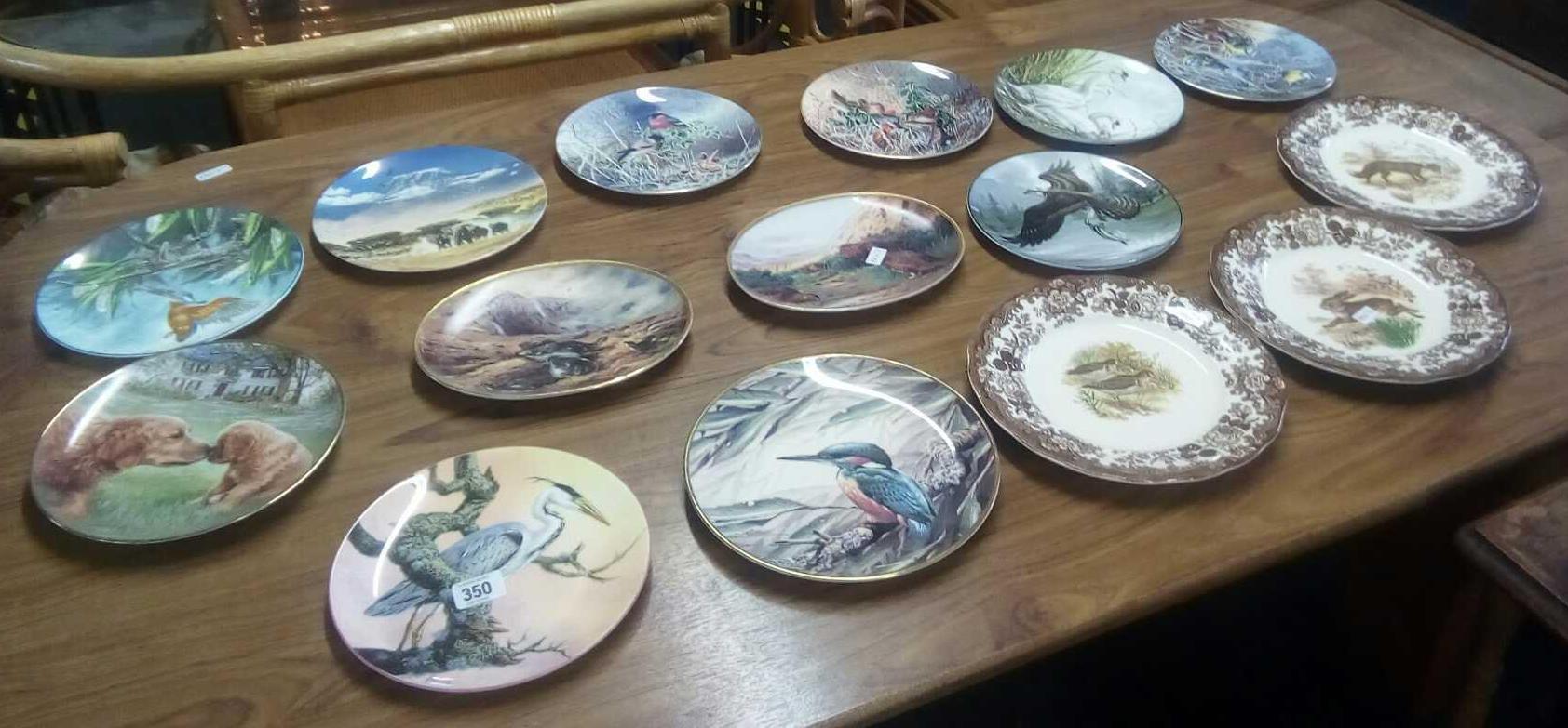 VARIOUS LIMITED EDITION COLLECTORS PLATES (ANIMALS & BIRDS)