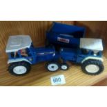 BRITAIN'S 5610 FORD TRACTOR UN-BOXED. BRITAIN'S 6600 FORD TRACTOR UN-BOXED. BRITAIN'S TIPPING