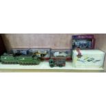 PART SHELF OF MATCHBOX MODELS OF YESTER YEAR & A ROYAL WEDDING BUS PLUS OTHERS