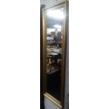 LONG GILT FRAMED HALL MIRROR