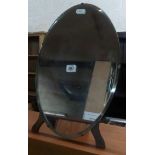 OVAL BEVELLED EDGE TABLE TOP MIRROR