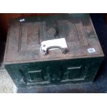 HEAVY OLD SAFE WITH KEY