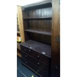 STAINED PINE DRESSER