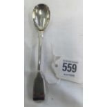 A GEORGE SILVER EGG SPOON 1831 BY I.H