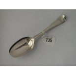 Pair of George I rat-tail tablespoons - London 1715 by RO