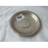 Middle Eastern dish inset with coin - 60gms