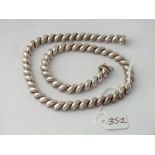 Silver necklace - 40gms