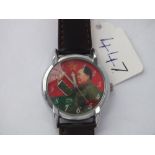 Novelty Chairman Mao wristwatch