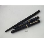 Sheaffer and Conway Stewart fountain pens