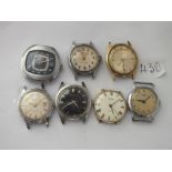 Quantity of assorted gents wristwatches