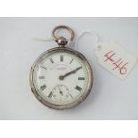 Gents silver pocket watch The English Lever