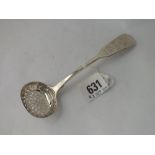 Early Victorian Exeter sugar sifter spoon - 1837 by JAP