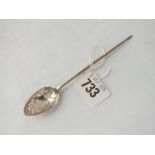 George III mote spoon - London 1789