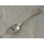 Georgian Irish fiddle pattern crested tablespoon - Dublin 1832 by PW - 85gms