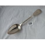 Another Georgian tablespoon - London 1824 by WF - 66gms