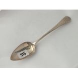 George III crested tablespoon London 1802 by J W 63gms