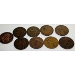 Farthing 1902-1910 complete set - better condition