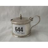 Another mustard pot with silver liner (different dates) - 95 grams