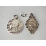 Two Scottish agricultural medals - B'ham 1927/9 - 75gms