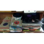 LARGE COLLECTION OF SINGLE & LP RECORDS (MAINLY 1960)