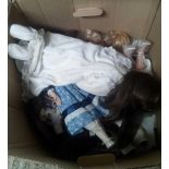 CARTON OF VARIOUS DISPLAY DOLLS