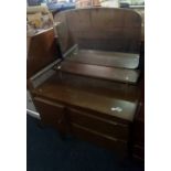 SMALL DRESSING TABLE WITH MIRRORED BACK