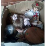 CARTON OF VARIOUS DISPLAY DOLLS