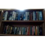 TWO SHELVES OF HARDBACK & PAPERBACK BOOKS