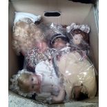 CARTON OF VARIOUS DISPLAY DOLLS