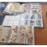 2 ALBUMS & 1 BAG OF CIGARETTE CARD SETS MOST COMPLETE SETS INCL; GALLAHER, PARKLANE, JOHN PLAYER, WD