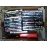 SMALL CARTON OF DVD'S