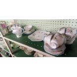 SHELF OF SHELLY TEA WARE (12 PIECE SETTING)