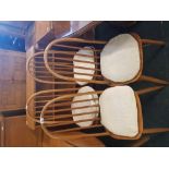 4 PRIORY SPINDLE CHAIRS