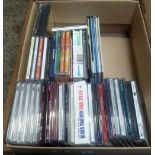 THREE LARGE CARTONS & ONE SMALL CARTON OF MIXED CD'S