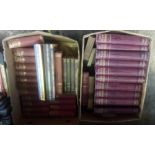 FOUR CARTONS OF MISC BOOKS INCL; THE WAR ILLUSTRATED, CHARLES DICKENS & OTHER TITLES