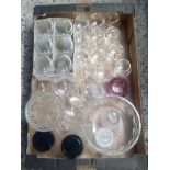 CARTON OF GLASSWARE