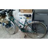 GREEN RALEIGH PIONEER LADIES MULTI GEARED BICYCLE