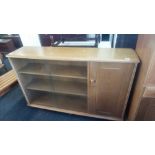 PRIORY DISPLAY CABINET WITH SLIDING DOORS & CUPBOARD 52'' WIDE