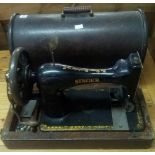 CASED SINGER SEWING MACHINE