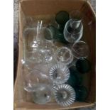 SMALL CARTON OF DRINKING GLASSES